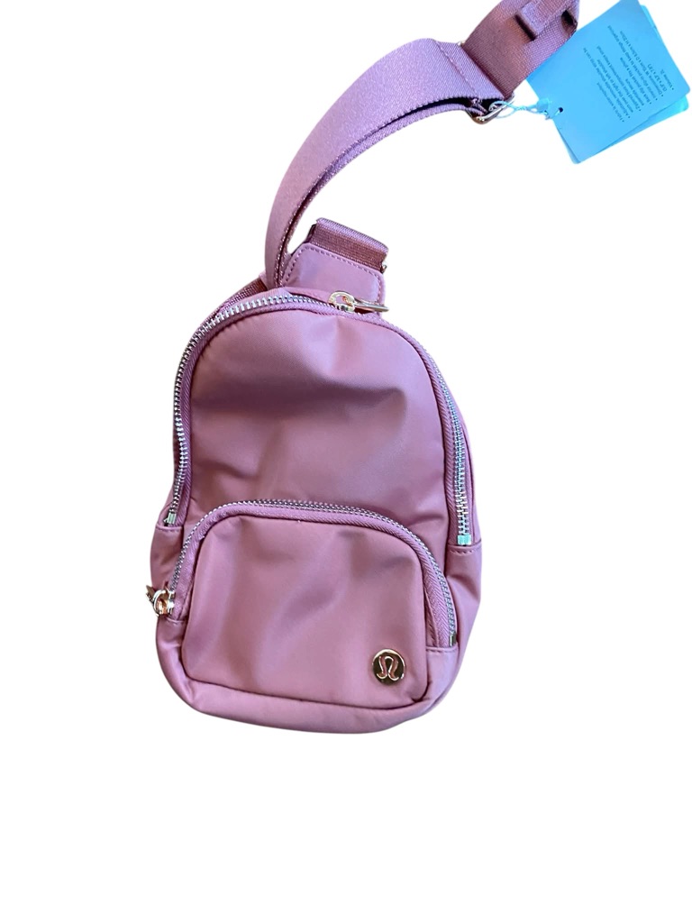 Nwt Lululemon Everywhere Sling Bag Dusk/Rose Gold